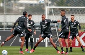 Raul Gustavo durante ltimo treinamento do Corinthians antes do jogo contra o Santos