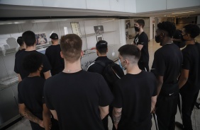 Equipe do basquete do Corinthians durante Tour Casa do Povo