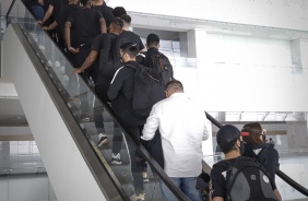 Equipe do basquete do Corinthians durante Tour Casa do Povo