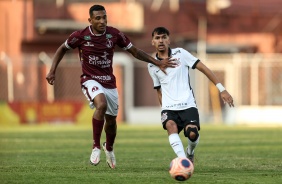 Cauan da Mata durante jogo entre Corinthians e Juventus pelo Paulista Sub-20