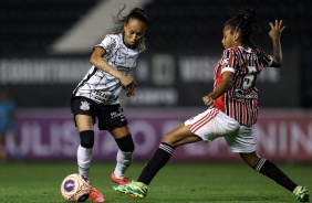 Adriana durante jogo entre Corinthians e So Paulo, pelo Paulista Sub-20