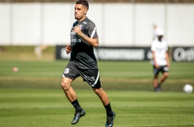 Gabriel durante treino do  Corinthians em preparao para duelo contra o Atltico-GO