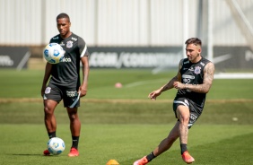 Mosquito durante treino do  Corinthians em preparao para duelo contra o Atltico-GO