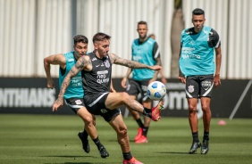 Mosquito durante treino do  Corinthians em preparao para duelo contra o Atltico-GO