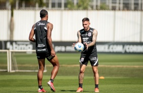 Mosquito durante treino do  Corinthians em preparao para duelo contra o Atltico-GO