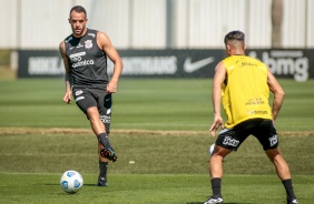 Renato Augusto durante treino do  Corinthians em preparao para duelo contra o Atltico-GO