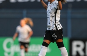 Adriana tambm anotou seu gol no duelo entre Corinthians e Ava Kindermman, pelo Brasileiro Feminino