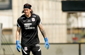 Cssio finaliza treino para duelo entre Corinthians e Athletico-PR