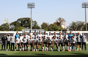 Jogadores do Sub-20 do Corinthians em partida contra o Atltico-GO, pelo Brasileiro da categoria