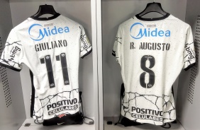 Mantos sagrados do Corinthians prontos para jogo contra o Athletico-PR, pelo Brasileiro