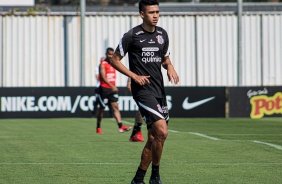 Cantillo durante treino de reapresentao do Corinthians