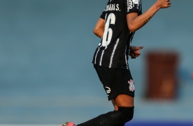 Adriana durante partida entre Corinthians e São José, pelo Campeonato Paulista Feminino