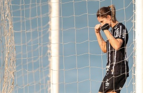 Érika durante partida entre Corinthians e São José, pelo Campeonato Paulista Feminino