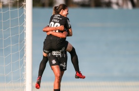 Erika durante partida entre Corinthians e São José, pelo Campeonato Paulista Feminino