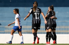 Jheniffer durante partida entre Corinthians e São José, pelo Campeonato Paulista Feminino