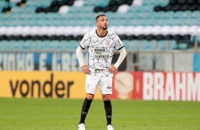 Renato Augusto durante partida entre Corinthians e Grmio, pelo Campeonato Brasileiro