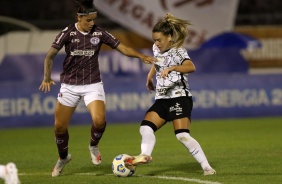 Andressinha no jogo entre Corinthians e Ferroviria, pela semifinal do Brasileiro