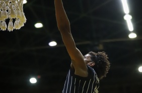 Jean Lucas durante partida de basquete entre Corinthians e Mogi