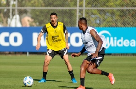 Mantuan e Raul Gustavo segue treinando forte no mCT Joaquim Grava no dia do aniversrio do Timo