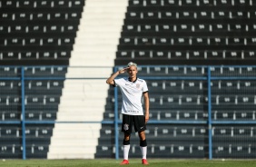 Matheus Araújo marcou três gols no jogo entre Corinthians e Bahia, pelo Brasileiro Sub-20