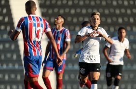 Ryan marcou um gol no jogo entre Corinthians e Bahia pelo Brasileiro Sub-20