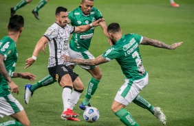 Giuliano durante jogo entre Corinthians e Juventude, pelo Brasileiro