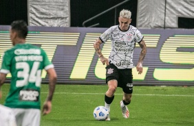 Rger Guedes durante jogo entre Corinthians e Juventude, pelo Brasileiro