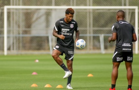 Gil durante ltimo treino do Corinthians para jogo do incio do returno do Brasileiro