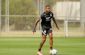 Raul Gustavo durante ltimo treino do Corinthians para jogo do incio do returno do Brasileiro