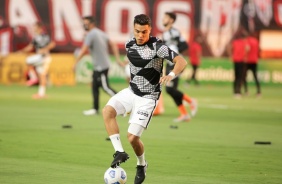 Roni durante empate entre Corinthians e Atlético-GO, pelo Campeonato Brasileiro