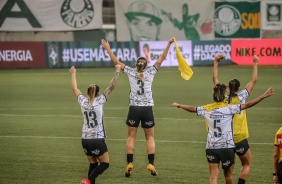 Corinthians vence Palmeiras pelo placar mnimo e d passo importante na final do Brasileiro Feminino