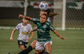 Zanotti durante partida entre Corinthians e Palmeiras, pelo Brasileiro Feminino