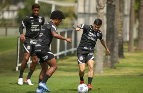 Wiliian e Fagner participam de ltimo treino do Corinthians para duelo diante o Amrica-MG