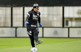 Cssio no treinamento do Corinthians, no CT Dr. Joaquim Grava