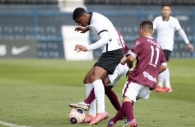 Felipe Augusto durante jogo entre Corinthians e Juventus, pelo Paulista Sub-20