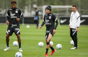 Gil e Adson durante treino no CT Dr. Joaquim Grava