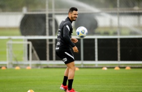 Giuliano no treinamento do Corinthians, no CT Dr. Joaquim Grava