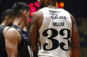 Malcolm Miller durante partida contra o Mogi, válida pelo Paulista de Basquete