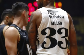 Malcolm Miller durante partida contra o Mogi, vlida pelo Paulista de Basquete