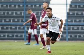 Pedrinho durante jogo entre Corinthians e Juventus, pelo Paulista Sub-20