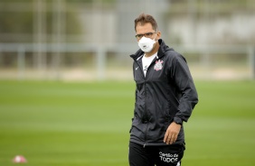 Dr. Michael Youssef durante treino preparatrio para o Drbi entre Corinthians e Palmeiras