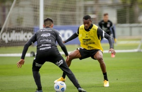 Matheus Alexandre durante treino preparatório para o Dérbi entre Corinthians e Palmeiras