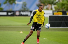 Raul Gustavo durante treino preparatrio para o Drbi entre Corinthians e Palmeiras