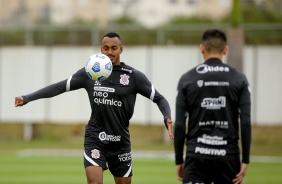Raul Gustavo durante treino preparatório para o Dérbi entre Corinthians e Palmeiras