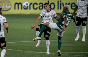 Cantillo durante partida entre Corinthians e Palmeiras na Neo Química Arena