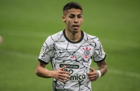 Gabriel Pereira durante partida entre Corinthians e Palmeiras, pelo Campeonato Brasileiro