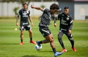 Willian faz ltimo treino no CT do Corinthians antes do Drbi contra o Palmeiras