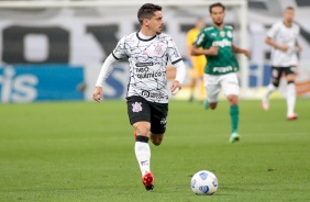 Lateral Fagner no Drbi entre Corinthians e Palmeiras, pelo Brasileiro, na Neo Qumica Arena