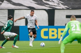 Renato Augusto no Drbi entre Corinthians e Palmeiras, pelo Brasileiro, na Neo Qumica Arena