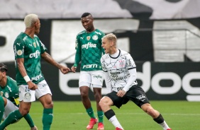 Rger Guedes no Drbi entre Corinthians e Palmeiras, pelo Brasileiro, na Neo Qumica Arena